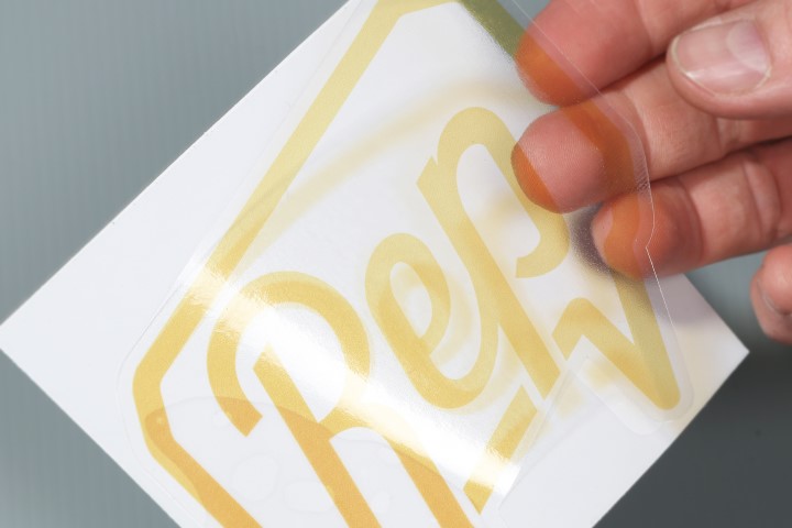 transparent stickers